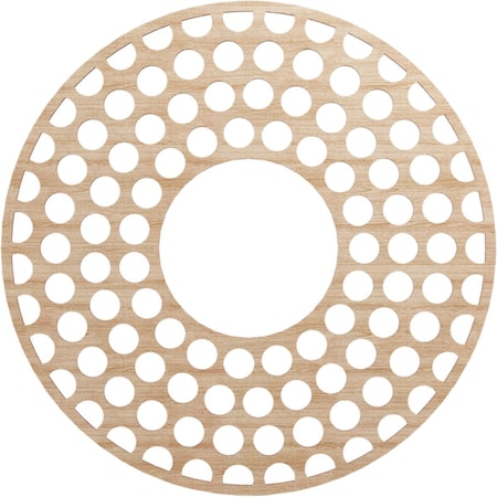 Ekena Millwork Fink Wood Fretwork Pierced Ceiling Medallion, Alder, 30"OD x 10 7/8"ID x 1/4"T CMWP30X30X0250FFAL